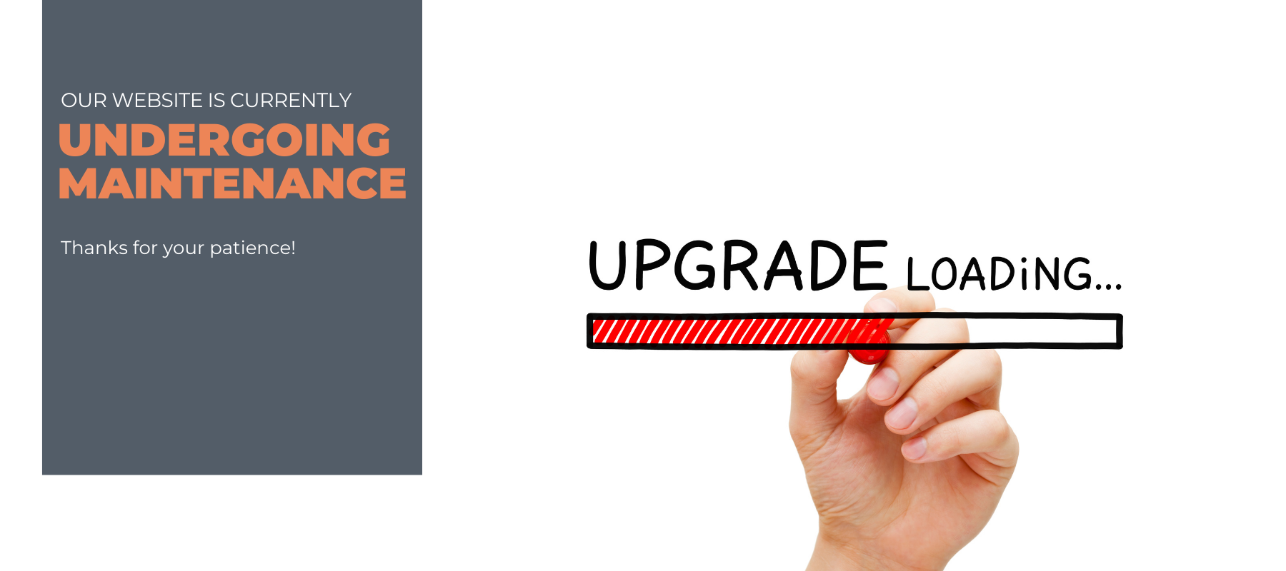 website undergoing update img